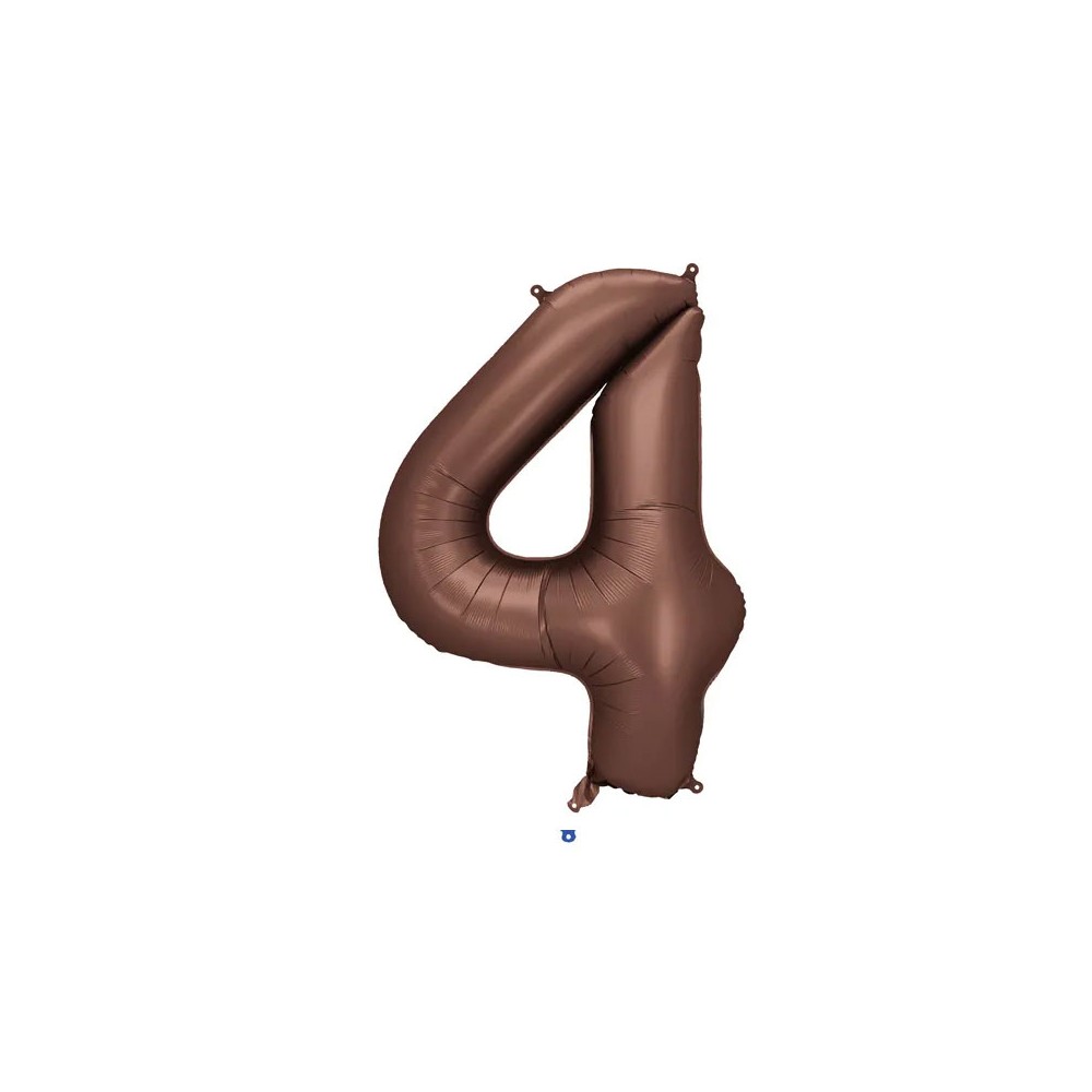 Palloncino foil satinato 4 moka 86 cm 34\'\'  FB1S-4-494