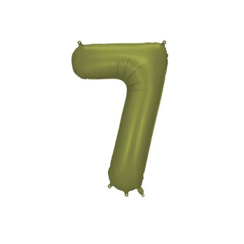 Palloncino foil satinato 7 verde oliva 86 cm 34\'\' FB1S-7-097