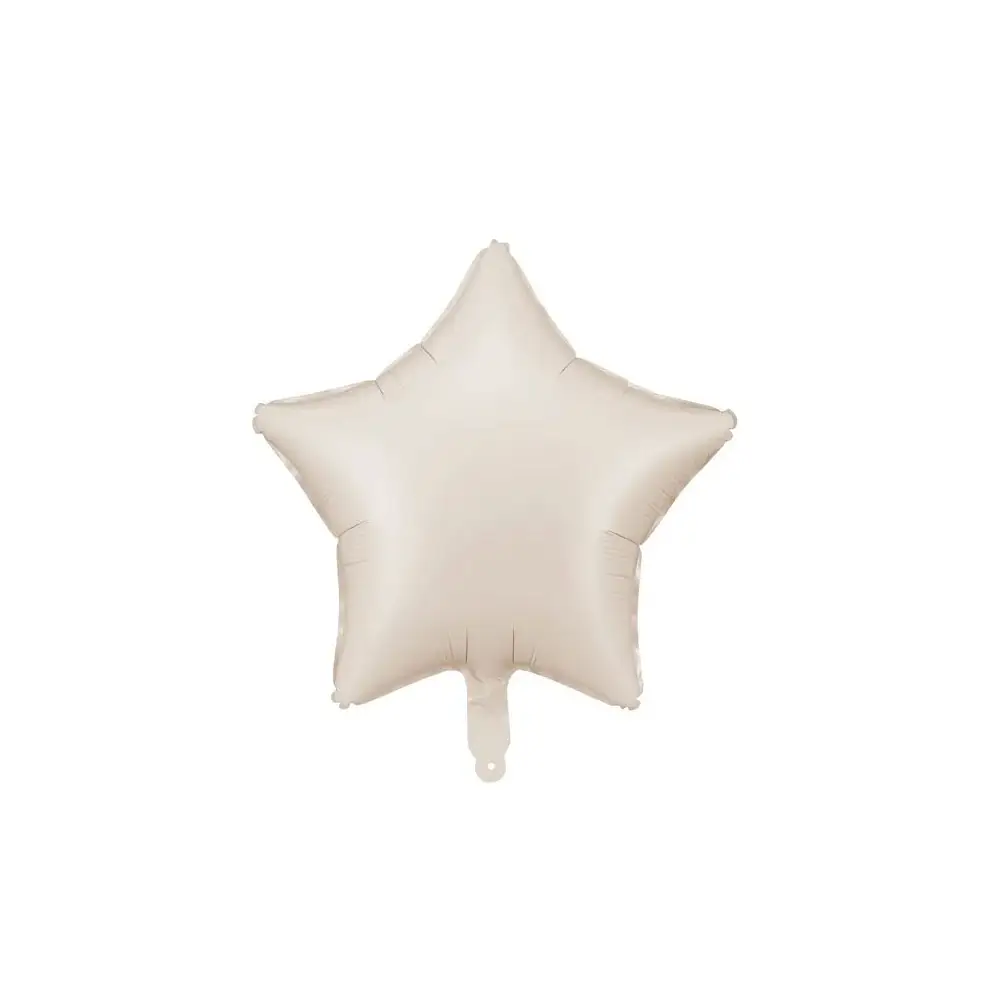 Palloncino in foil a forma di stella 48 cm beige  FB3T-013J