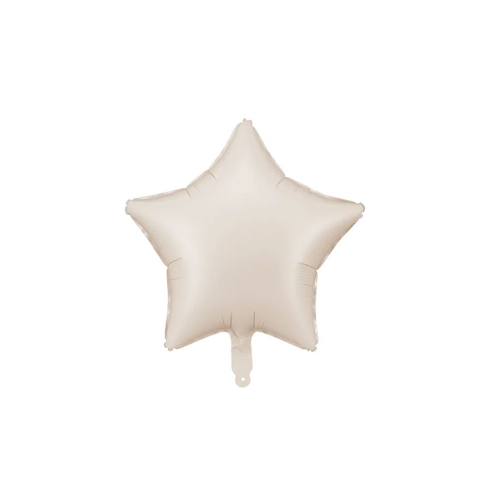 Palloncino in foil a forma di stella 48 cm beige  FB3T-013J