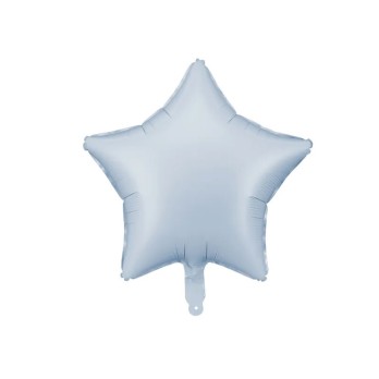 Palloncino in foil a forma di stella 48 cm blu nebbia FB3T-093