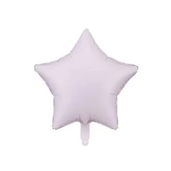 Palloncino in foil a forma di stella 48 cm viola chiaro FB3T-014