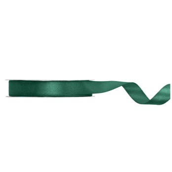 Rotolo di nastrino verde bottiglia di raso 12 mm x 25mt cm TS12-012B
