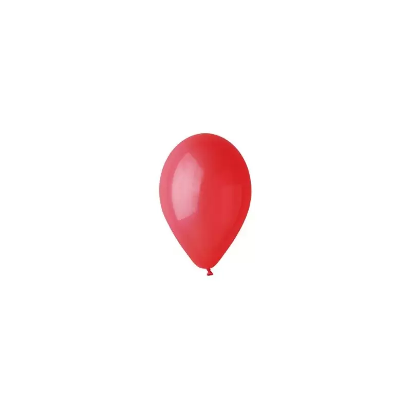 100 PALLONCINI ROSSI MEDI PER FESTE