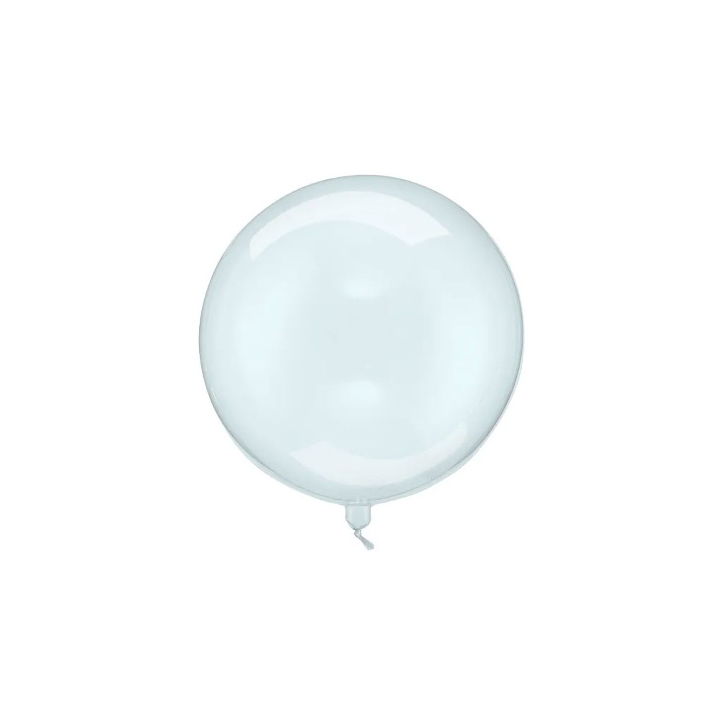 Sfera per palloncino in foil di colore blu trasparente dia 40 cm 16\'\' ORB16-1-001