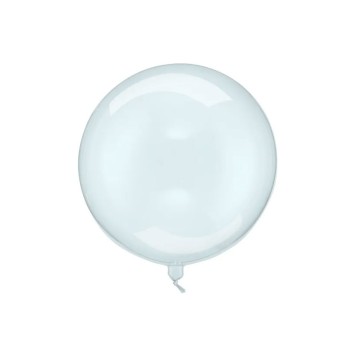 Sfera per palloncino in foil di colore blu trasparente dia 40 cm 16\'\' ORB16-1-001