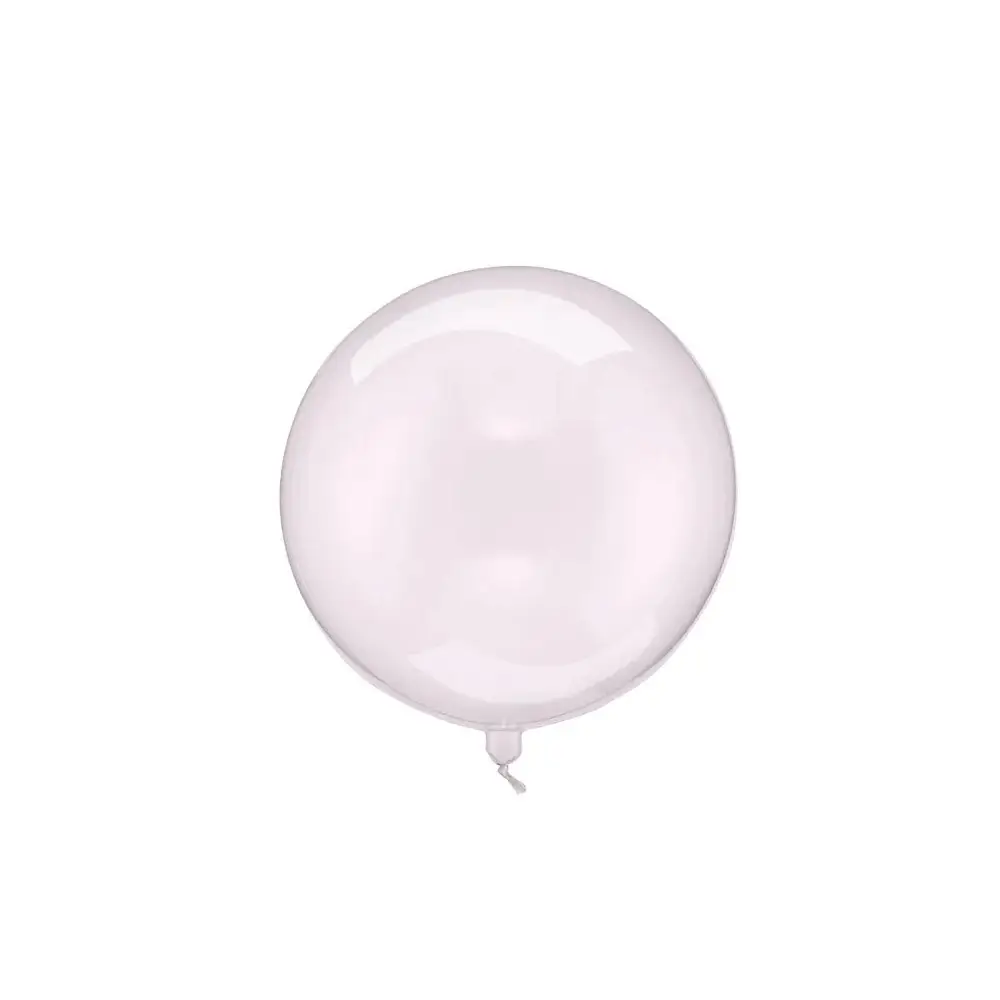 Sfera per palloncino in foil rosa trasparente dia 40 cm 16\'\' ORB16-1-081
