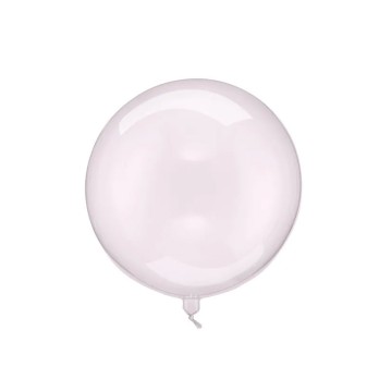 Sfera per palloncino in foil rosa trasparente dia 40 cm 16\'\' ORB16-1-081
