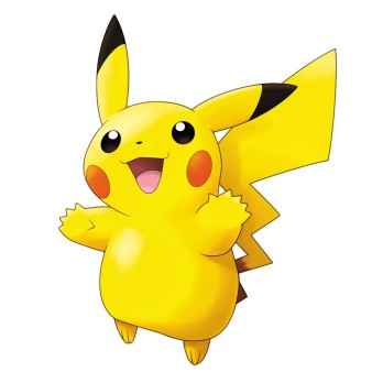 Sagoma Decorativa in Legno Pikachu pokemon - 50 cm