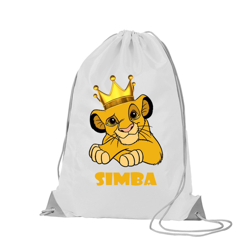 Sacca Zaino in nylon Re Leone Simba - 5 pz