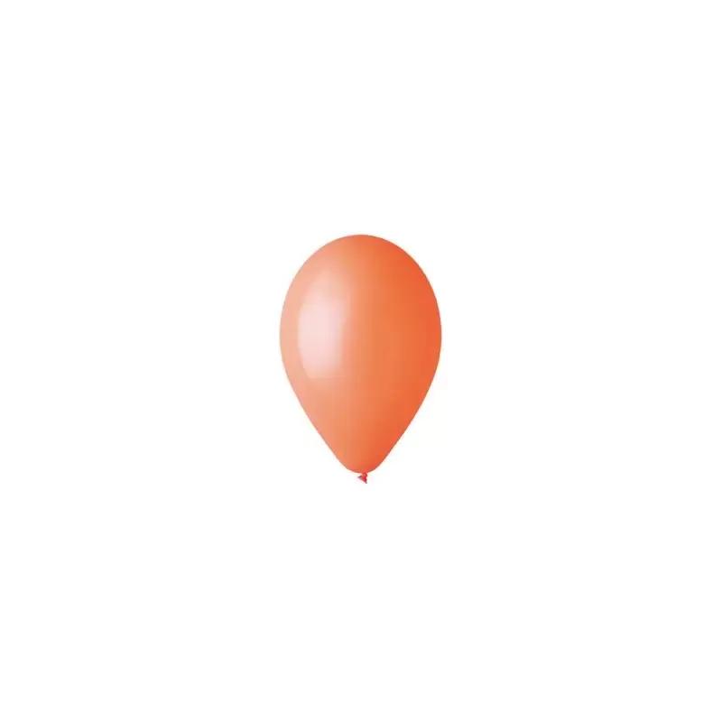 100 PALLONCINI ARANCIONI MEDI PER FESTE
