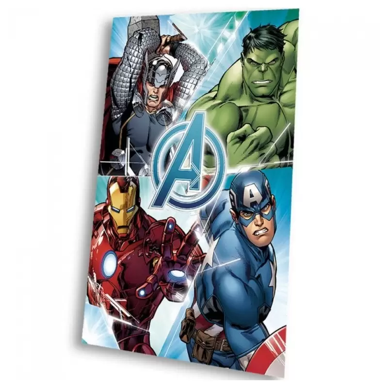 MV16513 COPERTA PLAID AVENGERS MORBIDO PILE REGALO BAMBINO BAMBINO HULK IRON MAN