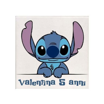 10 Mattonelle magneti Personalizzabili Stitch