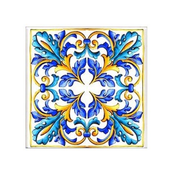 Mattonella magnete stampata Maiolica di Amalfi 10 pz