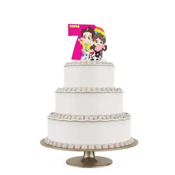 Topper Torta polistirolo Me contro Te Sagomato Personalizzabile 15 cm