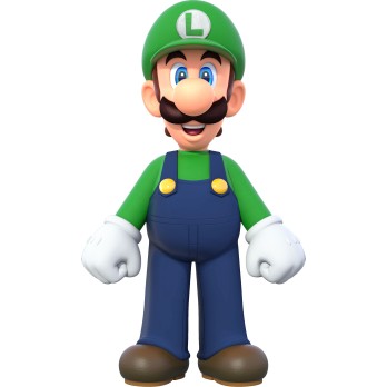 Sagoma in polistirolo Super Luigi 60 cm