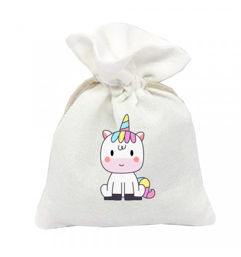 10 SACCHETTI PERSONALIZZABILI UNICORNO