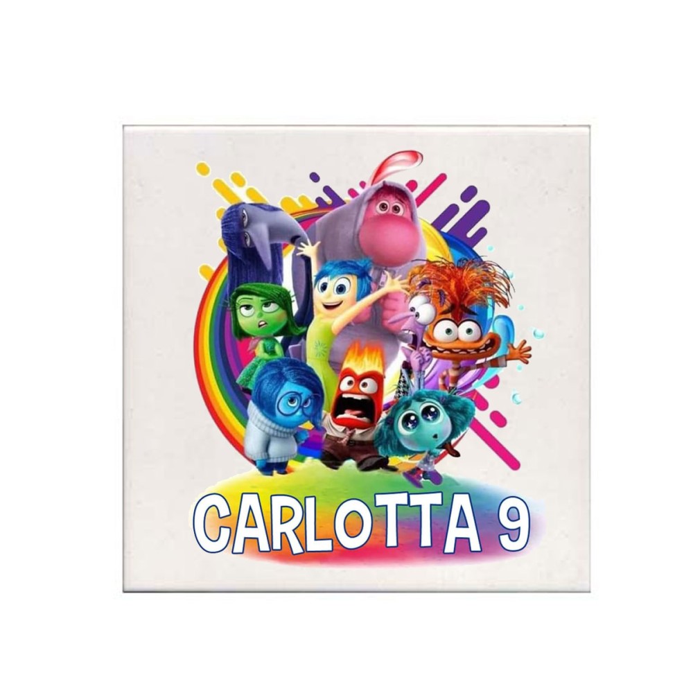 Mattonella magnete Inside out 2 Personalizzabile 10 pz