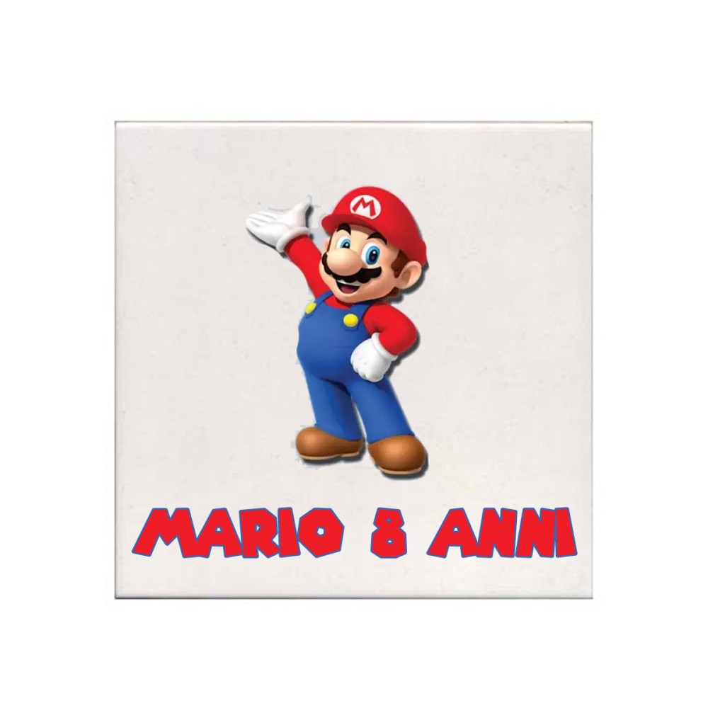 Mattonelle magnete Super Mario Personalizzabile 10 pz