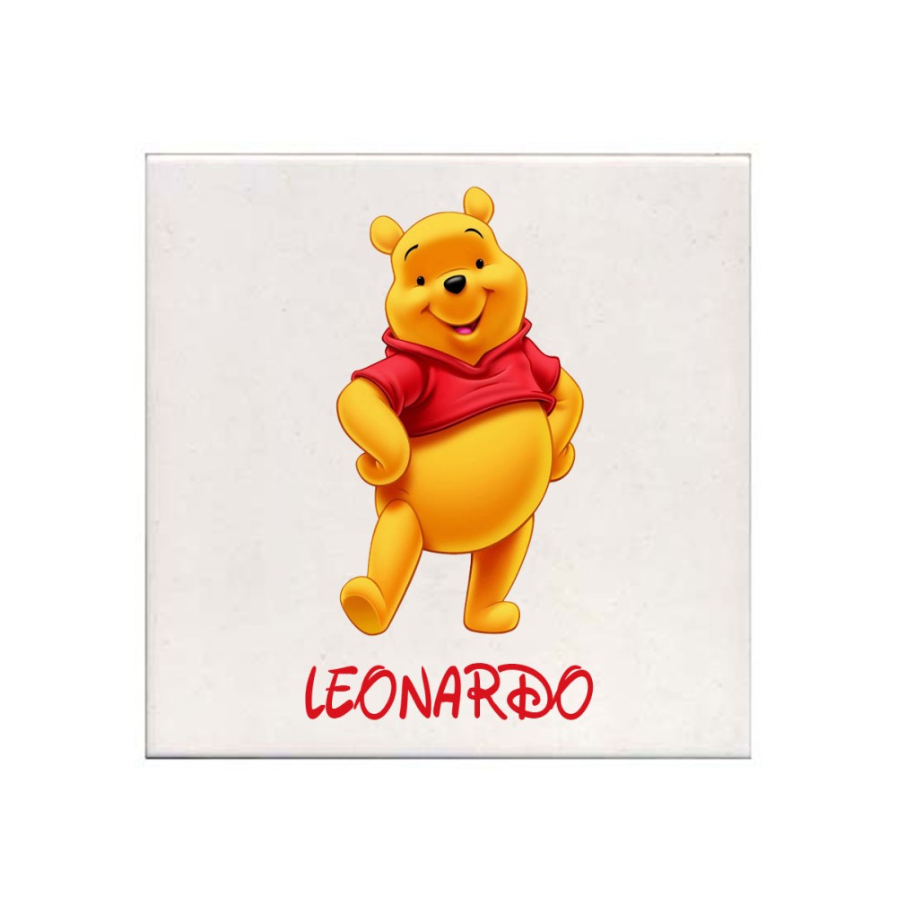 Mattonelle magnete Winnie the Pooh Personalizzabile 10 pz