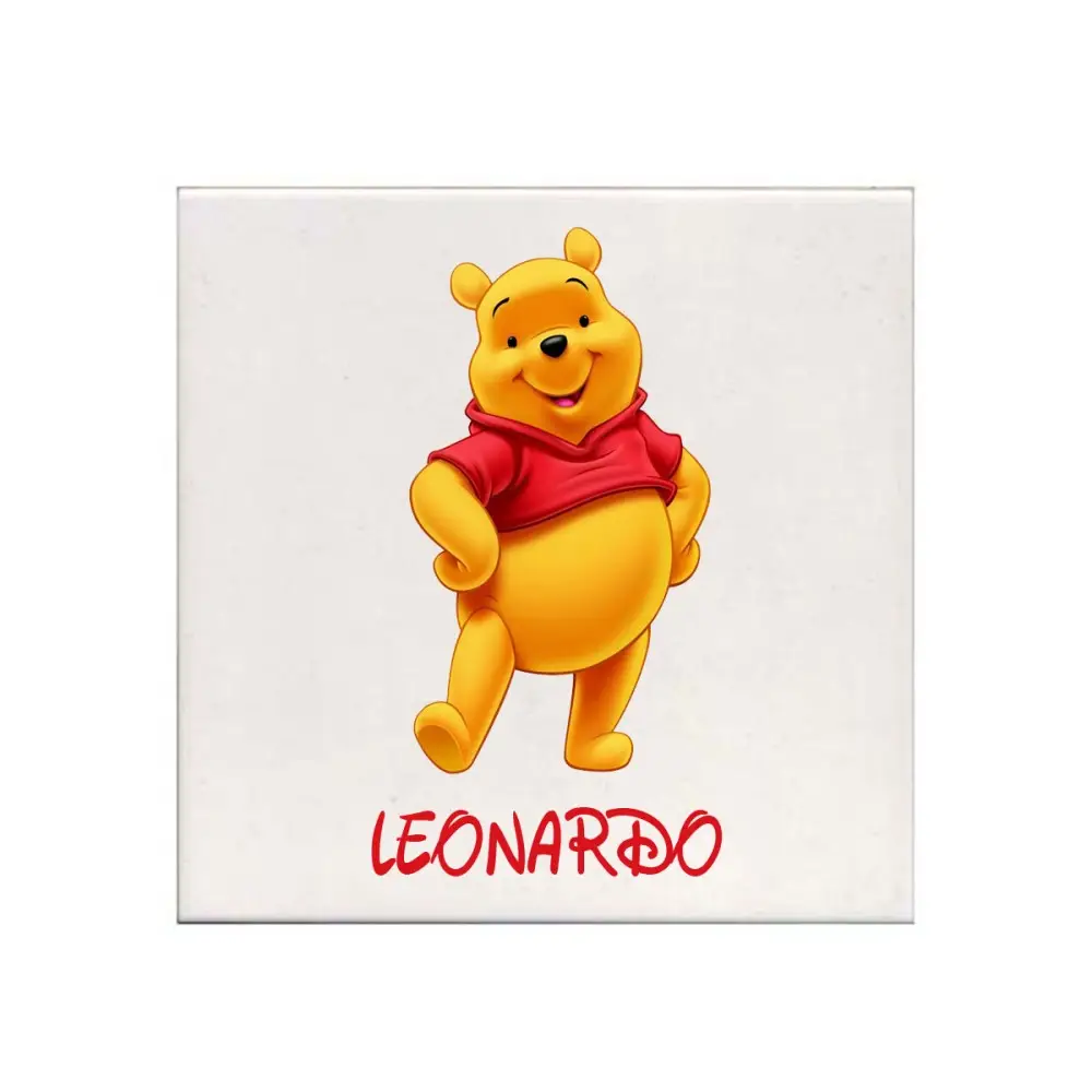 Mattonelle magnete Winnie the Pooh Personalizzabile 10 pz