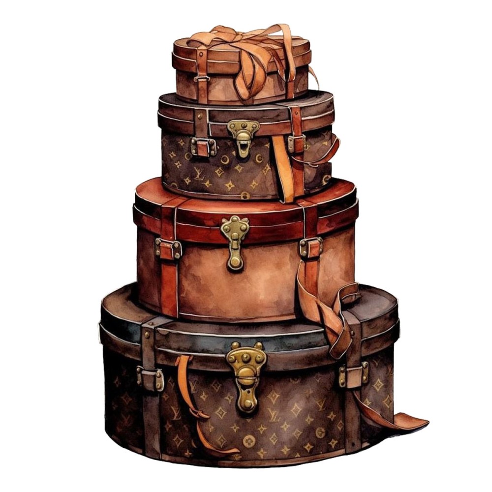 Sagoma in polistirolo 60 cm a tema viaggio set valigie cappelliere
