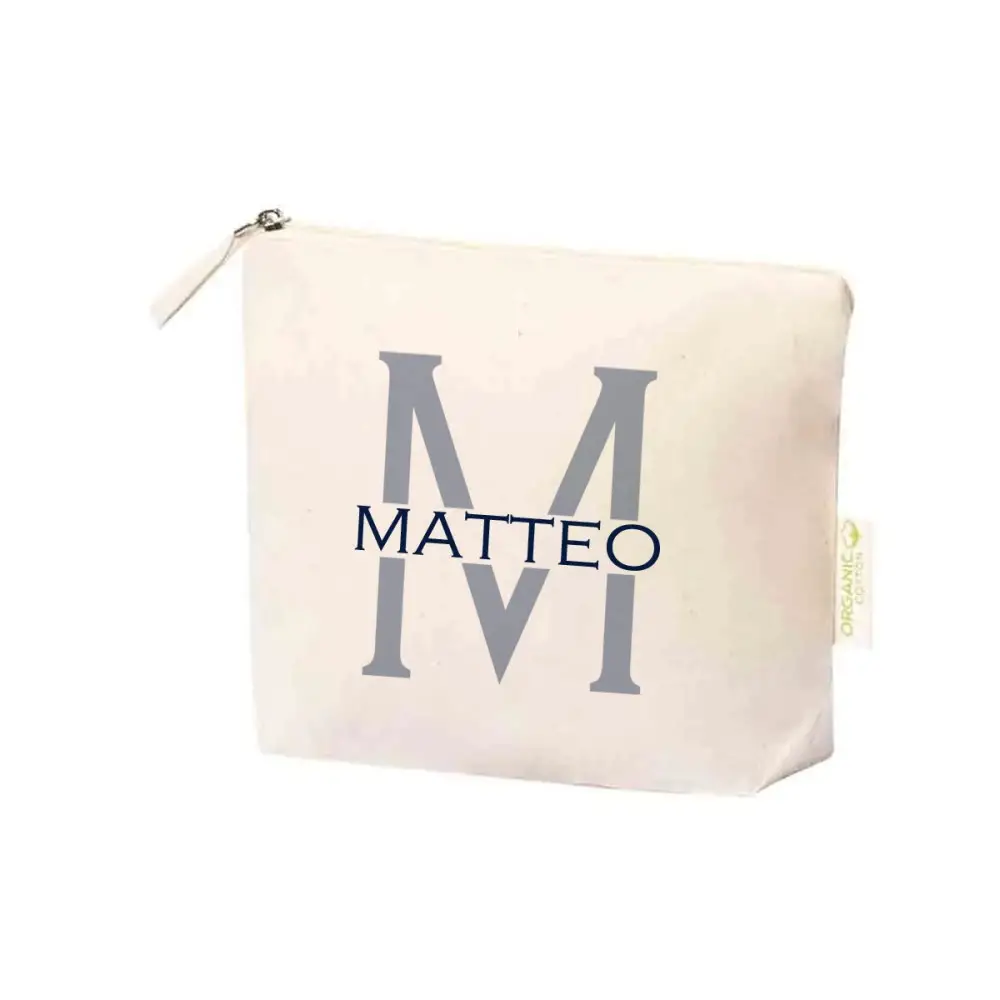 Trousse personalizzabile con iniziale e nome