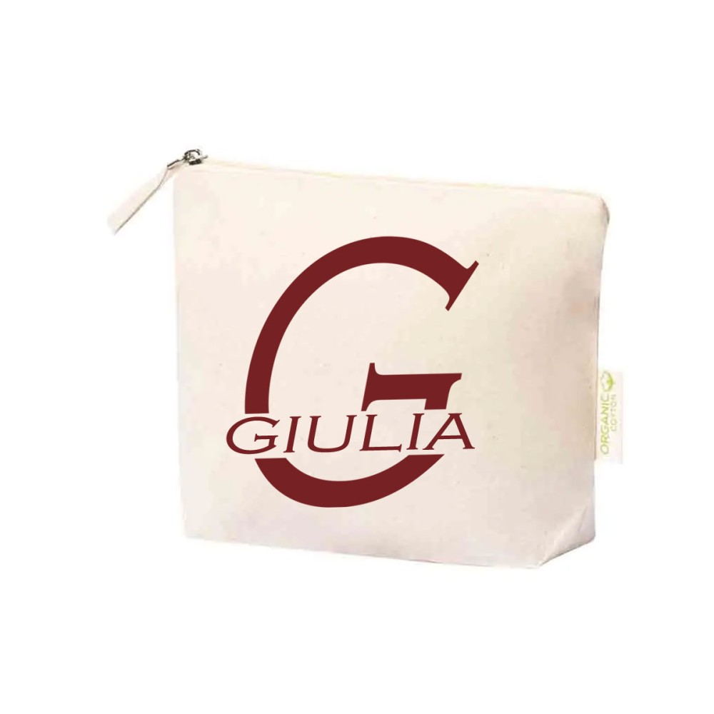 Trousse personalizzabile con iniziale e nome