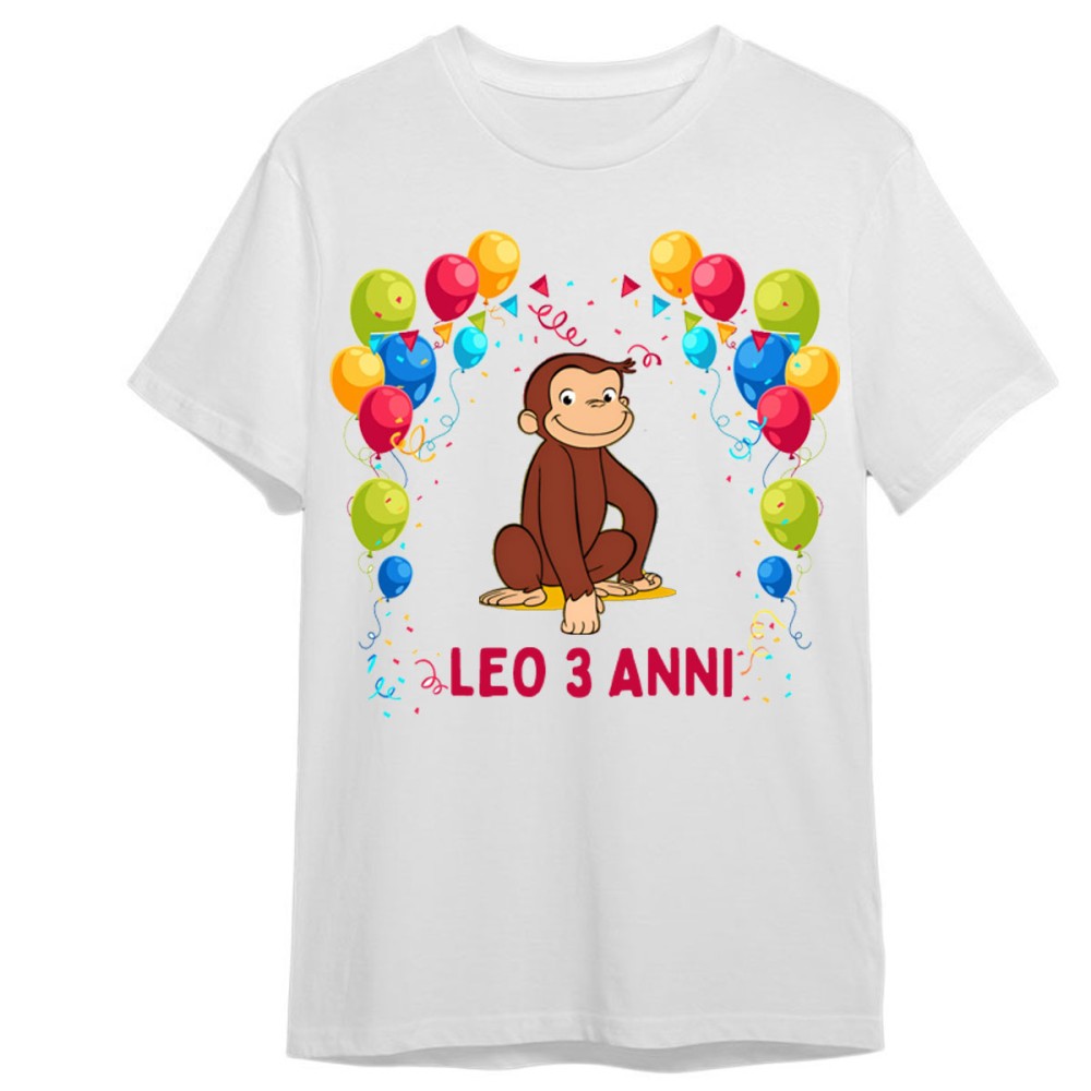 Maglietta personalizzata per festa compleanno George