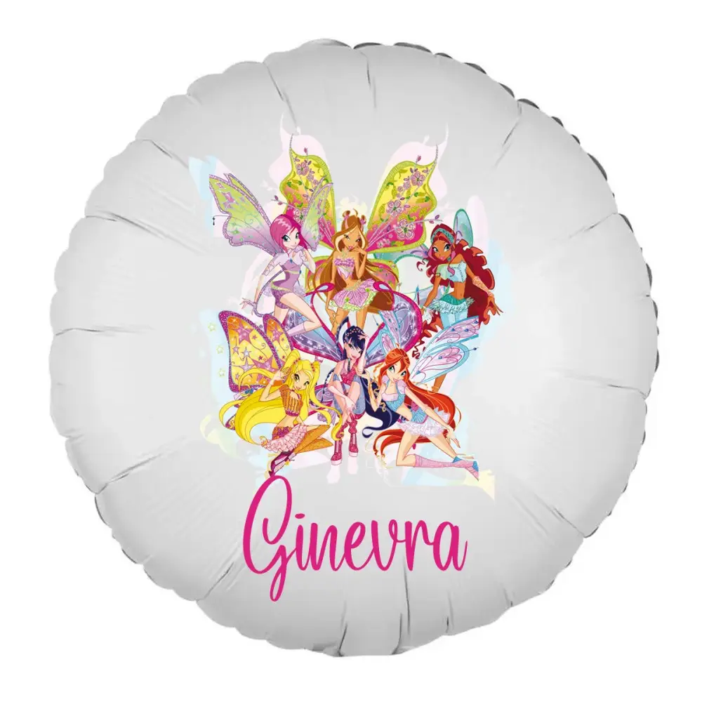 Palloncino foil personalizzabile Winx
