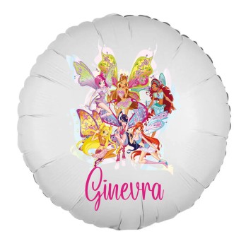 Palloncino foil personalizzabile Winx