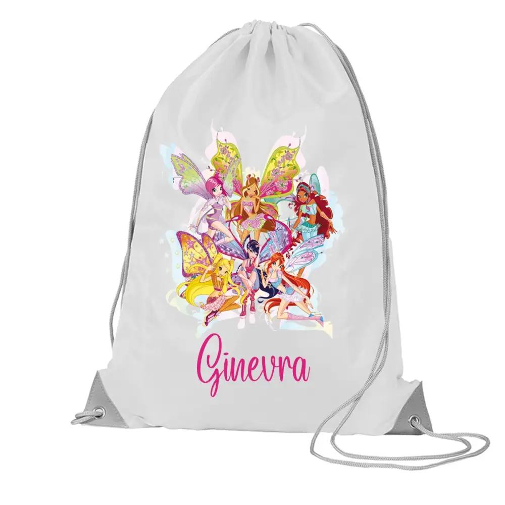 Sacca Zaino in nylon Winx - 5 pz