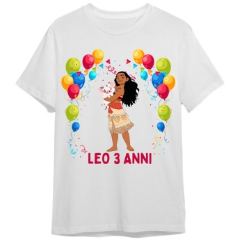 Maglietta personalizzata per festa compleanno Oceania