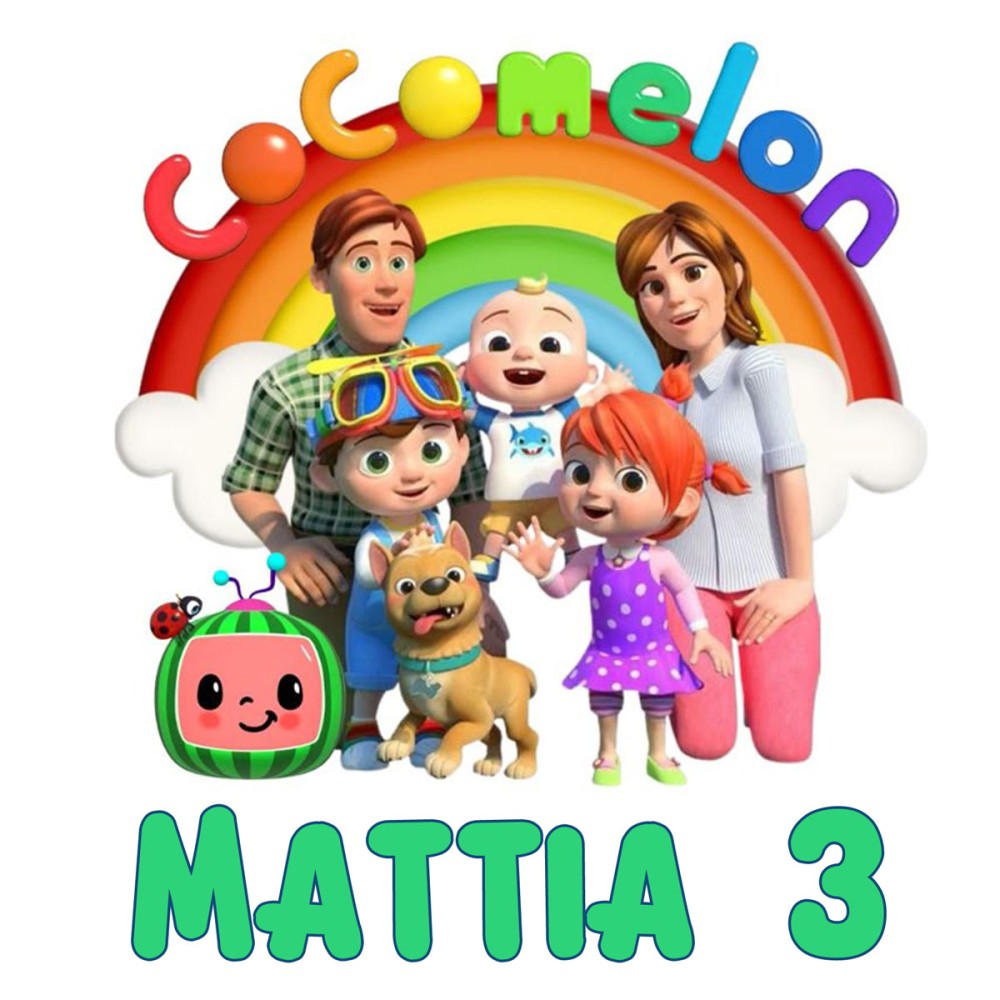 48 Adesivi Cocomelon personaIizzabili