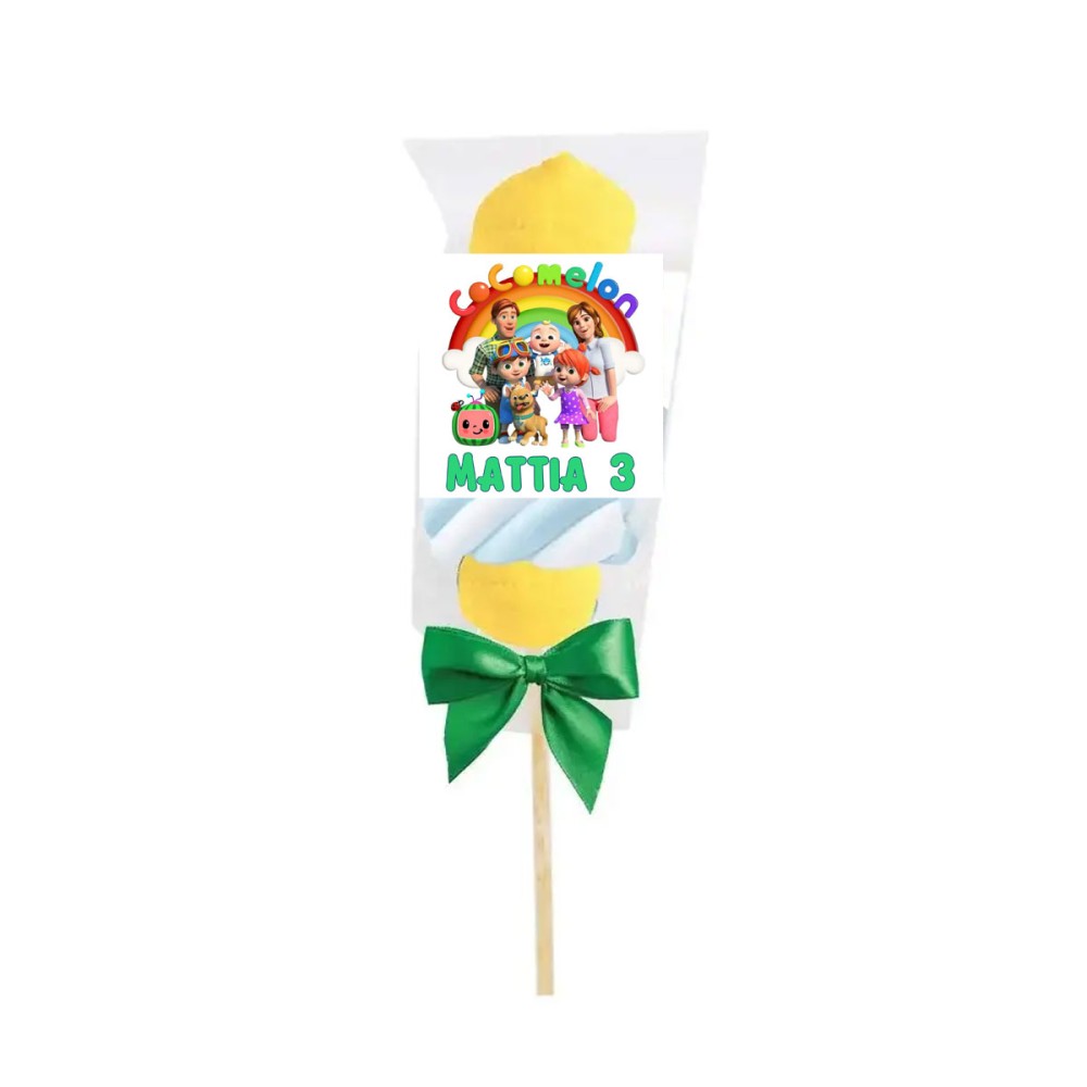 Spiedini di Marshmallow Cocomelon Personalizzabili - kit fai da te