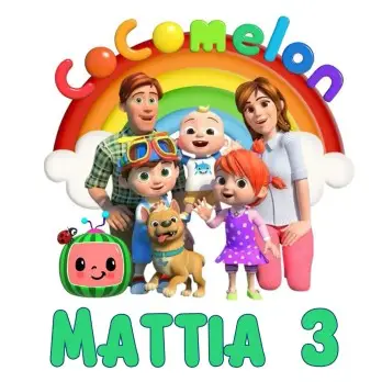 Spiedini di Marshmallow Cocomelon Personalizzabili - kit fai da te