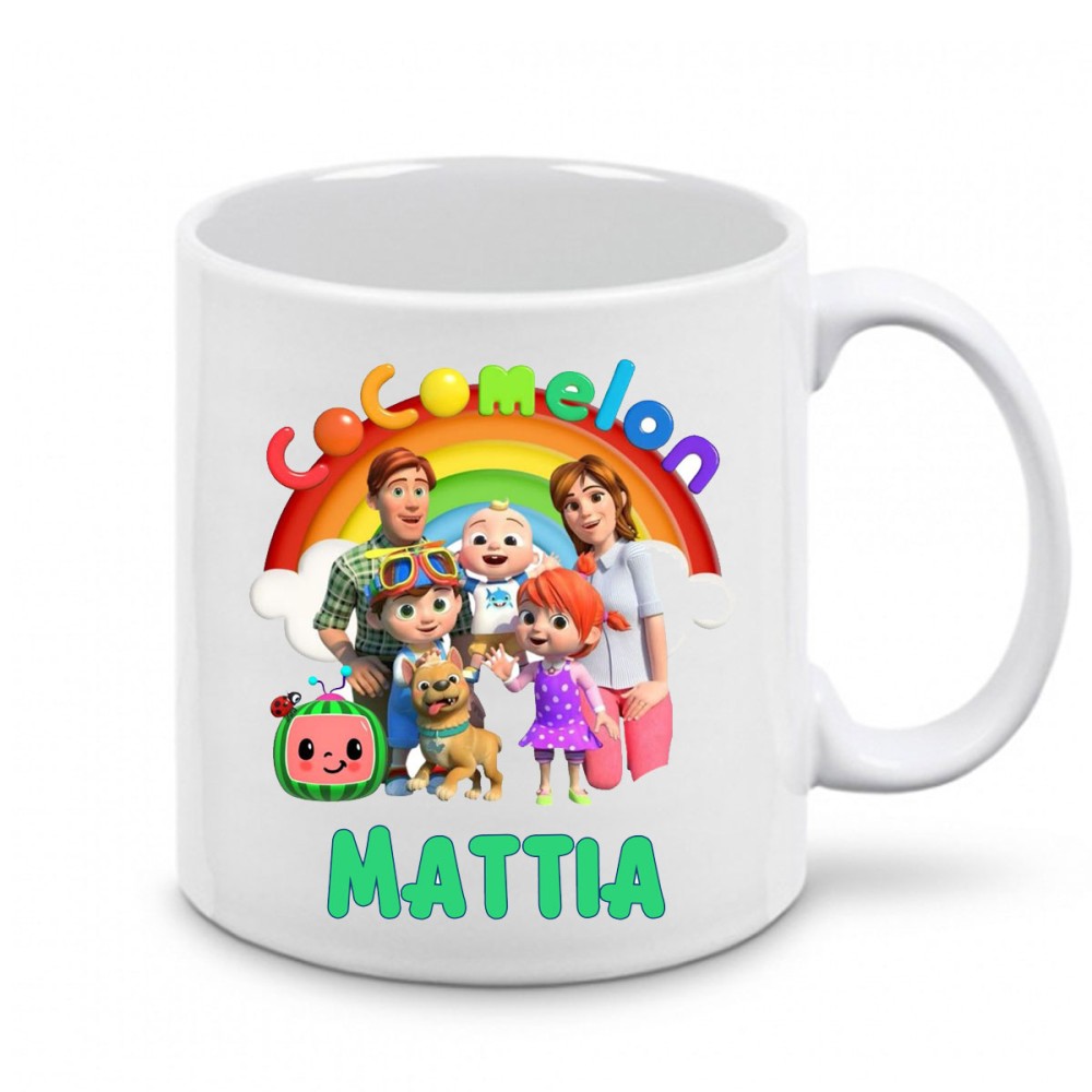 Tazza Cocomelon personalizzabile