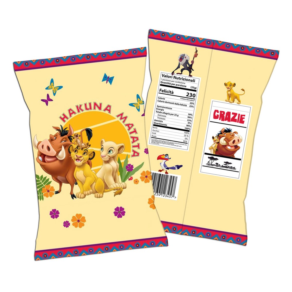 Patatine Simba Re Leone - 10 pz