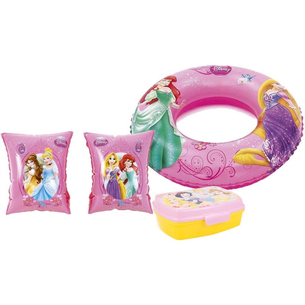 SET MARE PRINCIPESSE DISNEY - CANOTTO BRACCIOLI E PORTAMERENDA