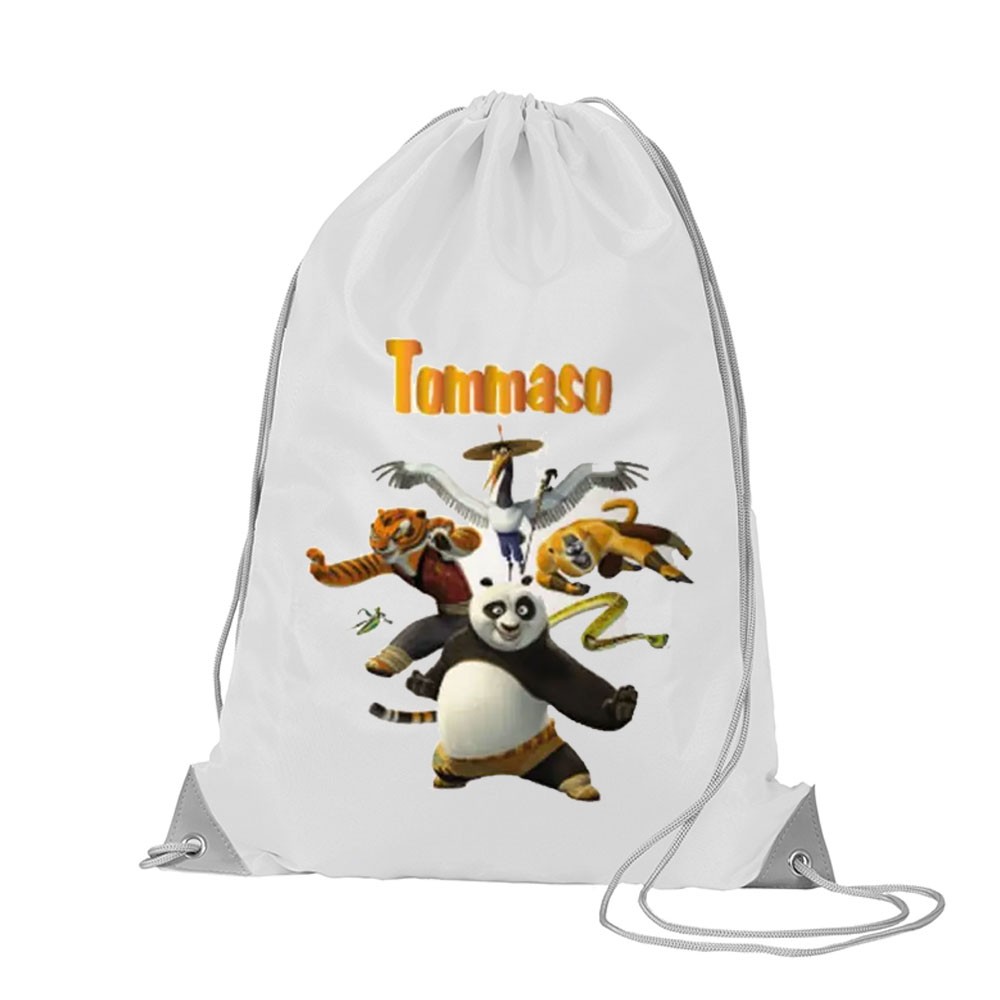 Sacca Zaino in nylon Kung fu Panda - 5 pz
