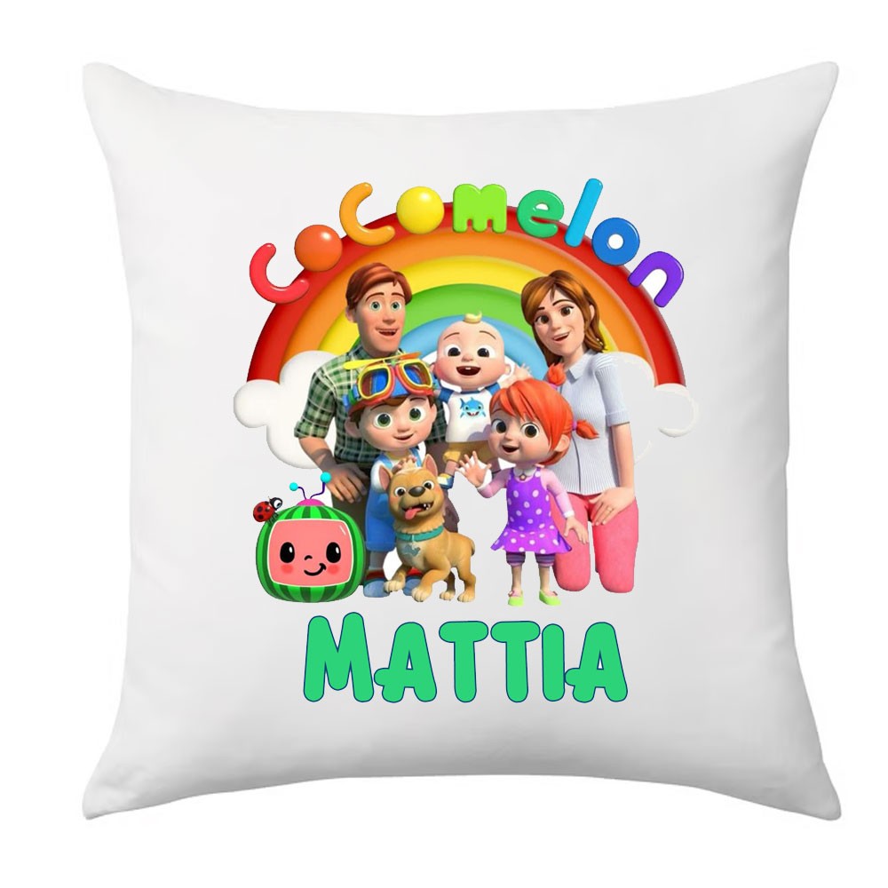 Cuscino Cocomelon personalizzabile - 1 pz