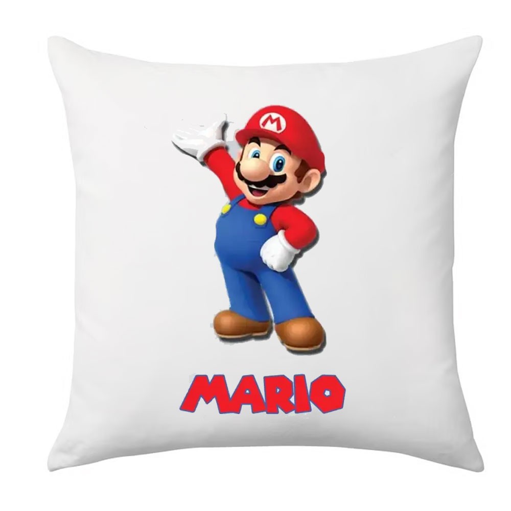 Cuscino Super Mario personalizzabile - 1 pz