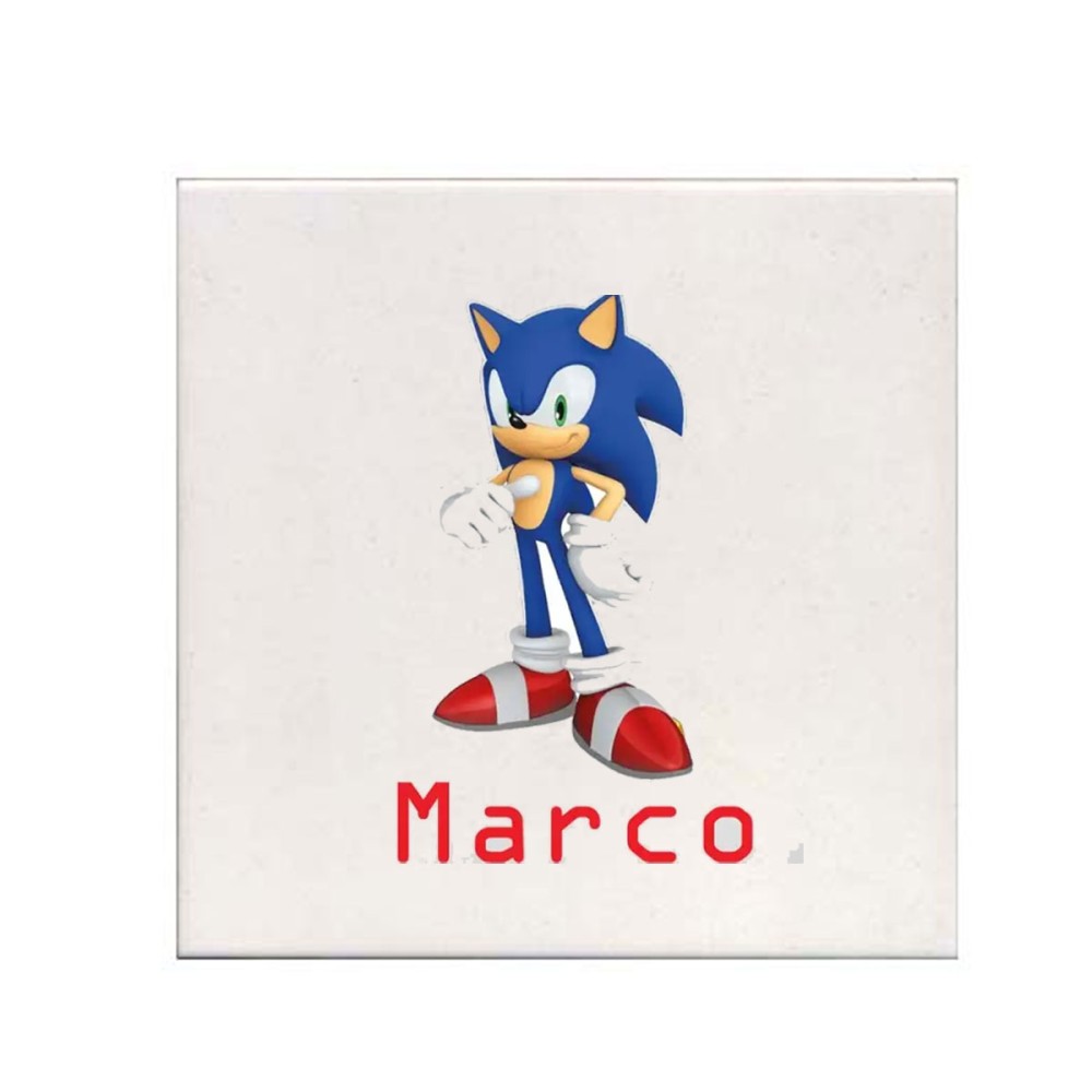 Mattonella magnete Sonic Personalizzabile 10 pz