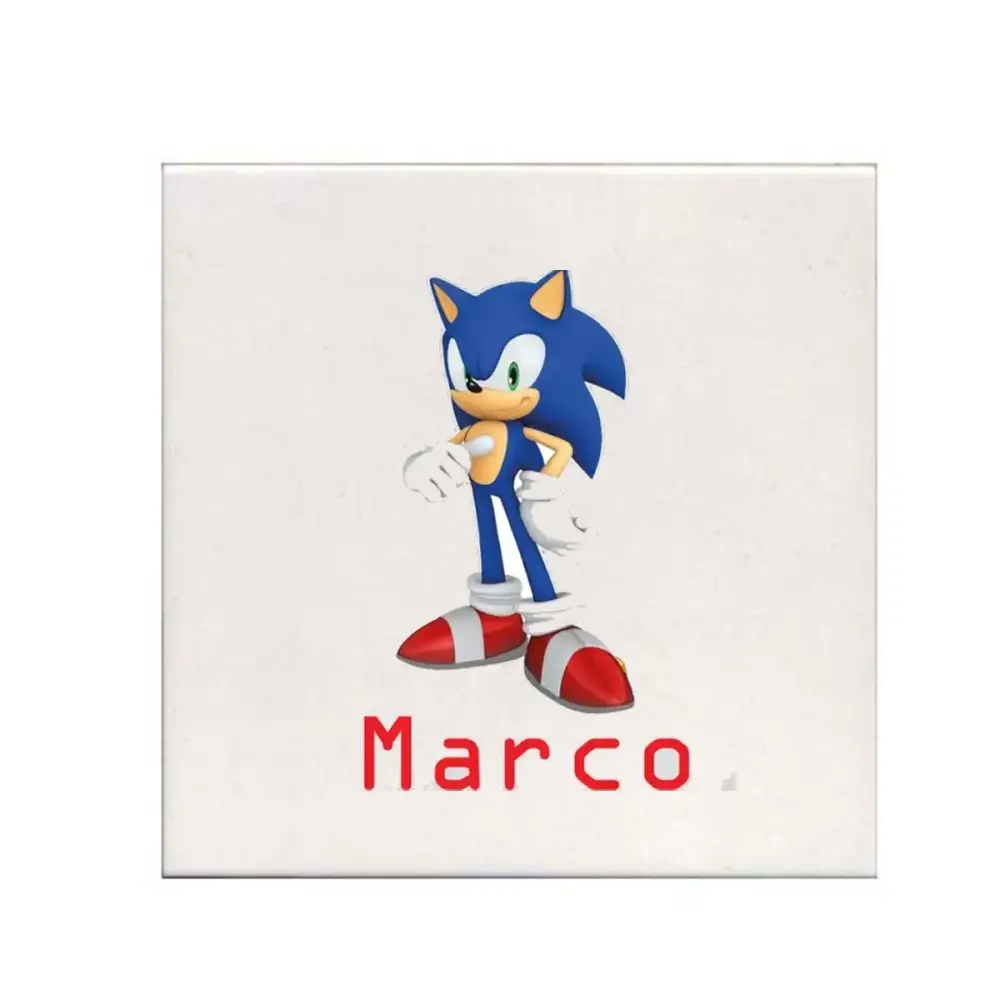 Mattonella magnete Sonic Personalizzabile 10 pz