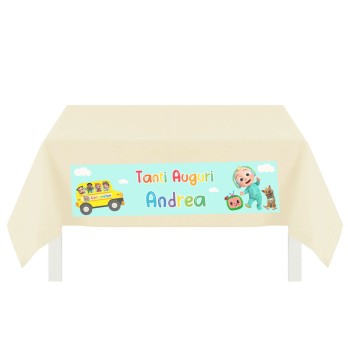 Tovaglia TNT con stampa personalizzabile Cocomelon