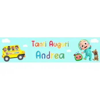Tovaglia TNT con stampa personalizzabile Cocomelon