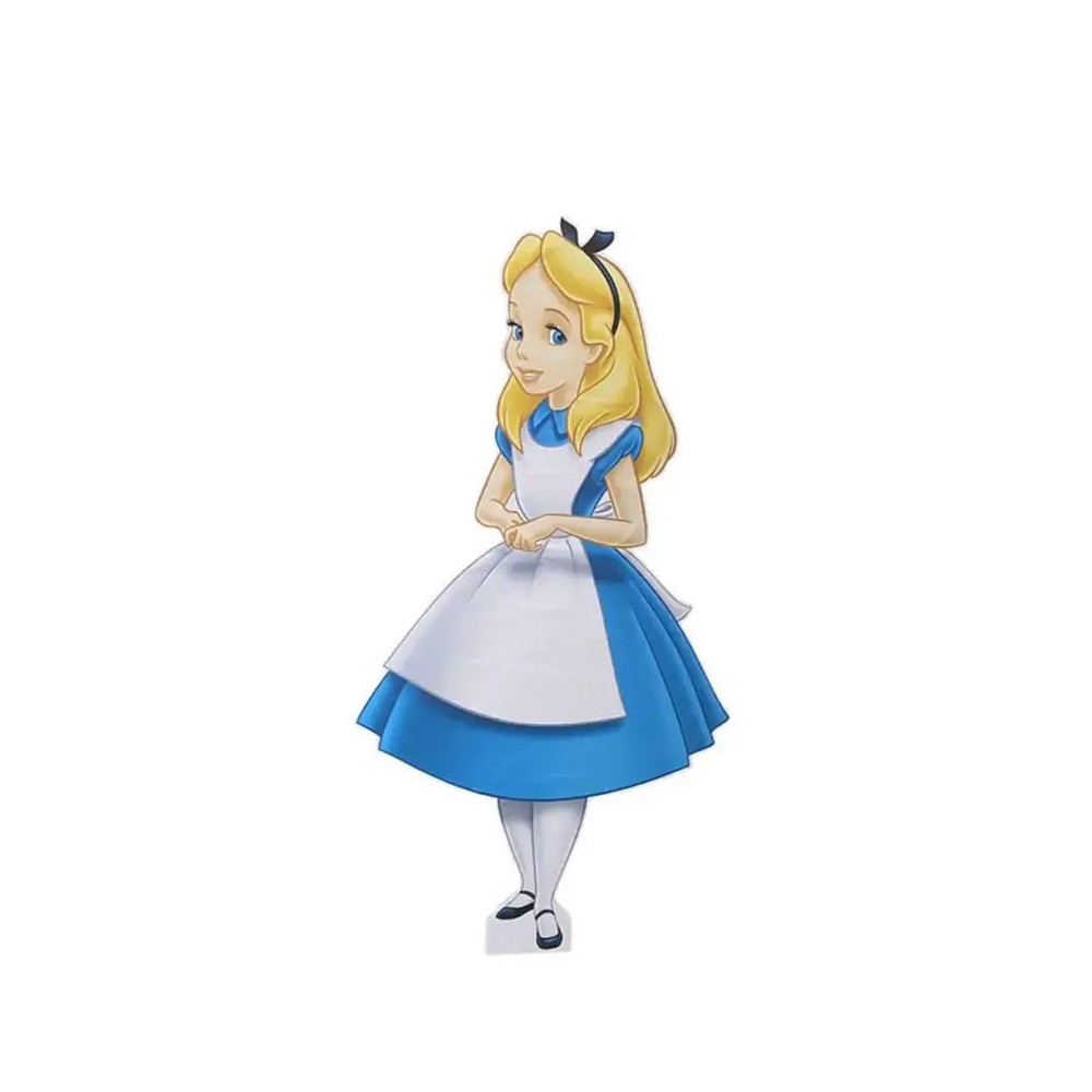 Sagoma decorativa in MDF Alice nel Paese delle Meraviglie - 85 cm