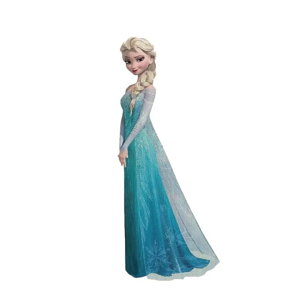 Sagoma in MDF Frozen Elsa - 85 cm con supporto