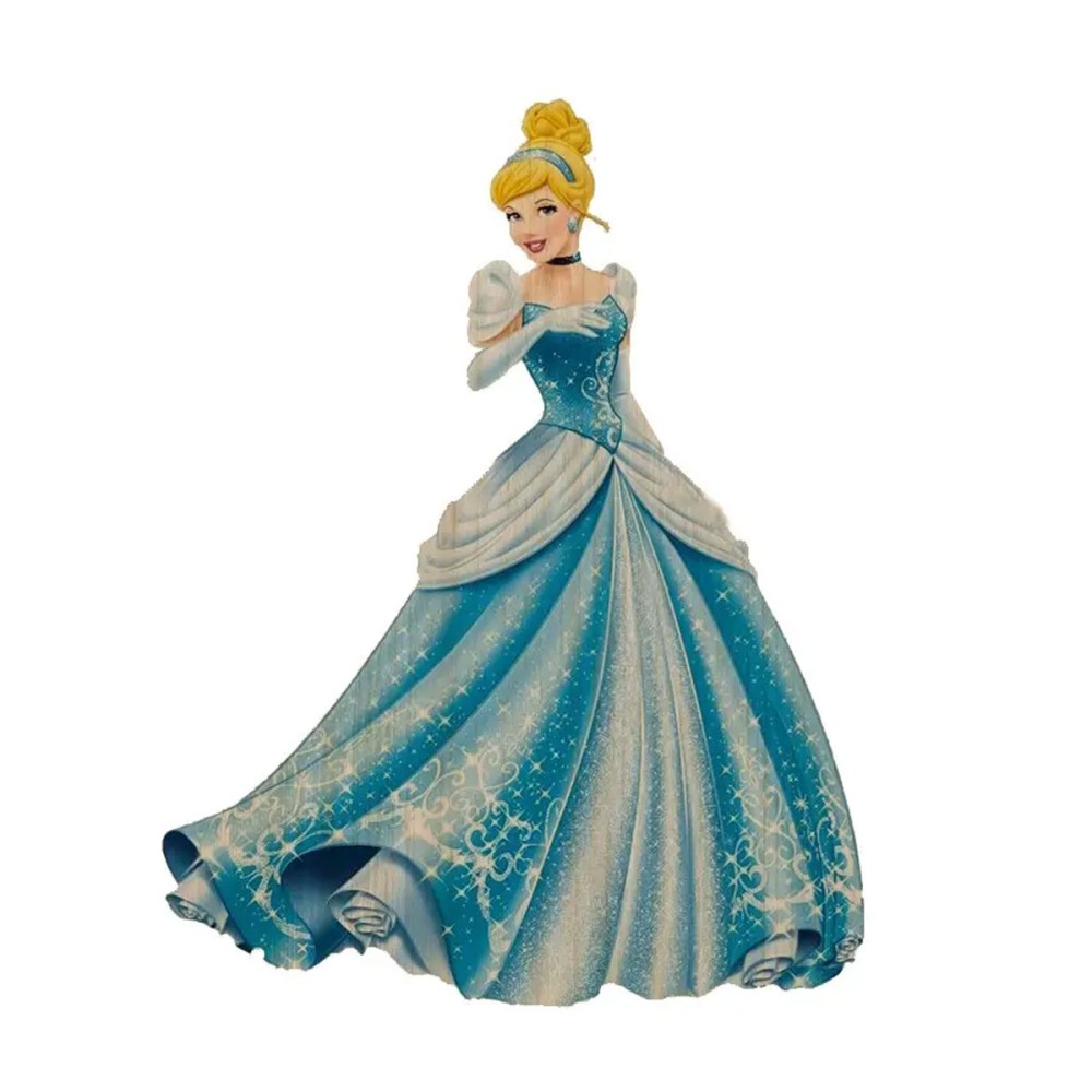Sagoma in MDF Cenerentola - 85 cm con supporto