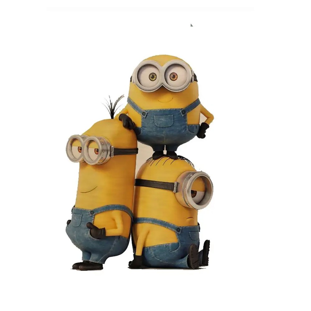 Sagoma in MDF Minions - 85 cm con supporto